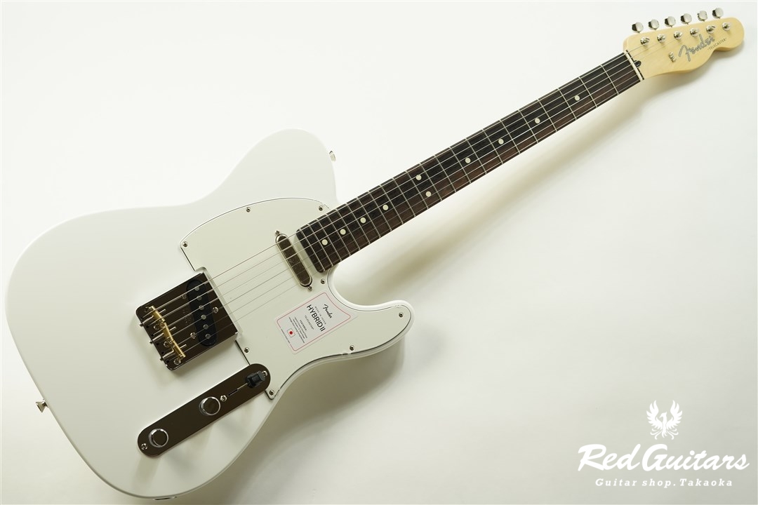 Fender Made in Japan Hybrid II Telecaster - Arctic White | Red